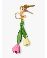 Kate Spade New York Leather Tulip Keychain