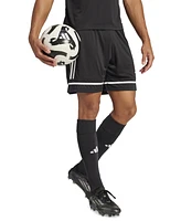 adidas Men's Regular-Fit Squad 25 Logo Shorts
