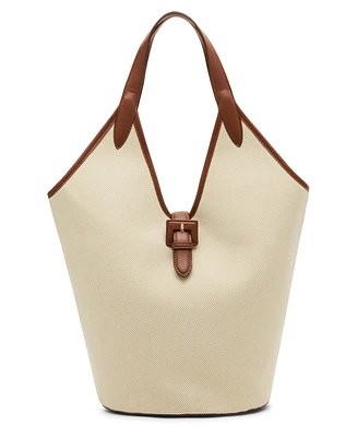 Anne Klein Color-Block Angular Large Hobo Bag