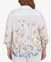 Alfred Dunner Plus Floral Top