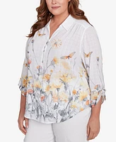 Alfred Dunner Plus Floral Top