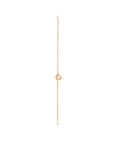 Pre-Owned Tiffany & Co. Elsa Peretti Open Heart Charm Bracelet 18K Rose Gold