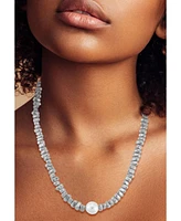 Rachel Zoe Gold Plated Beaded Pearl Necklace