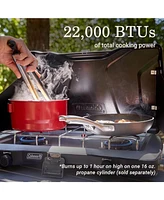 Coleman Triton+ 2-Burner Propane Gas Camping Stove