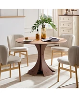 Ash Wood Upholstered Dining Chairs, Set of 2: Modern Armless Chairs for Home & Restaurant