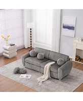 84" Corduroy Sofa Couch