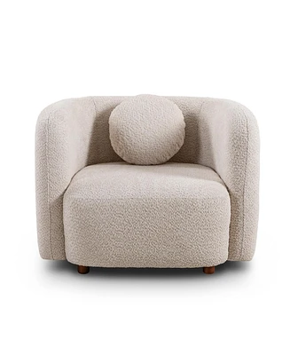 Japandi Style Boucle Sofa Chair for Living Room