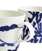 Royal Doulton 1815 Pacific Mixed-Pattern Mugs, Set of 4
