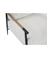 Leisure chair lounge chair velvet White color