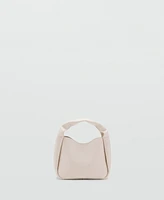 Mango Women's Mini Leather Effect Handbag