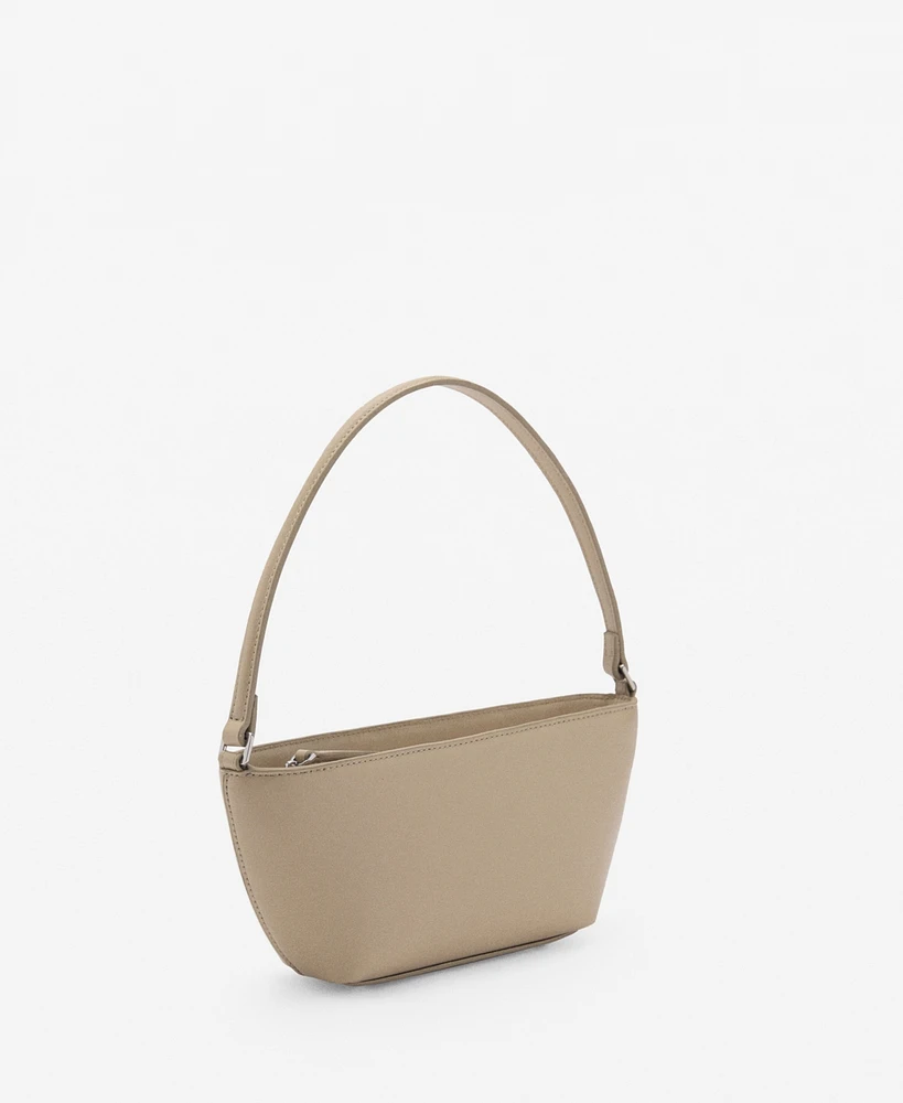 Mango Women's Oval Shoulder Bag