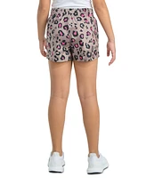 adidas Big Girl Elastic Waistband Printed Woven Pacer Shorts