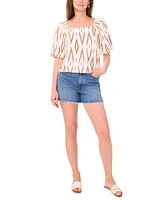 Vince Camuto Women's Square-Neck Puff-Sleeve Blouse