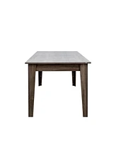 Dining Table, 106.3 in Large Extendable Kitchen Table
