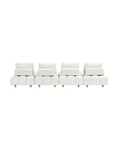 inches long, Teddy Sofa Fabric, with spacious and comfortable seats