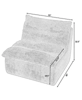 Cozy Lazy Sofa: Comfy Accent Floor Lounge for Relaxation
