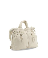 J World Puffy Convertible Tote with Adjustable Handles and Spacious Compartments