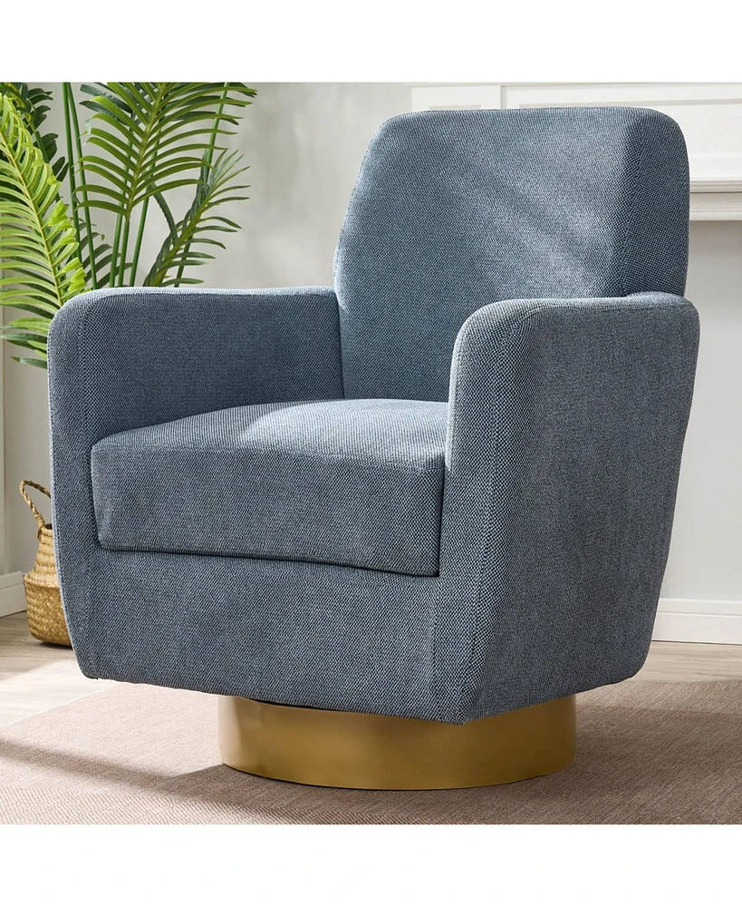 360 Rotating Sofa Armchair: Blue