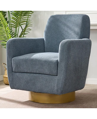 360 Rotating Sofa Armchair: Blue