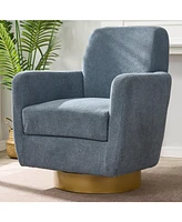 360 Rotating Sofa Armchair: Blue