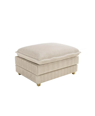 Modular Sectional Sofa,Deep Seat Couch for Living Room, Modern L-Shaped Sofa for Living Room Bedroom Apartment,Beige