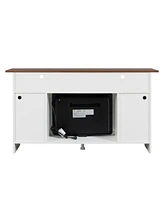 Modern Tv Stand with Fireplace: Media Console, Storage Unit, Entertainment Center