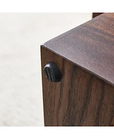 Walnut Texture Mdf Coffee Table - 43"x21"x17