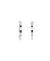 Pre-Owned Cartier Love Hoop Earrings 18K White Gold