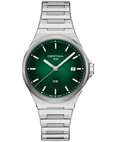 Certina Men's Swiss Ds-7 Stainless Steel Bracelet Watch 39mm