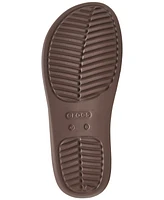 Crocs Women's Getaway Platform Toe Loop Casual Sandals from Finish Line