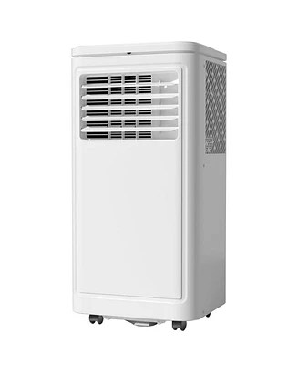 Cowsar Portable Air Conditioner, 8000 Btu for Room up to 350 sq. ft, Portable Ac with Dehumidifier & Fan, 2 Fan Speeds, 24H Timer, Remote Control, Ene