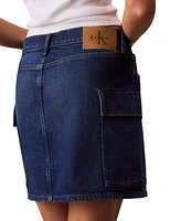 Calvin Klein Jeans Women's Denim Cargo Skirt