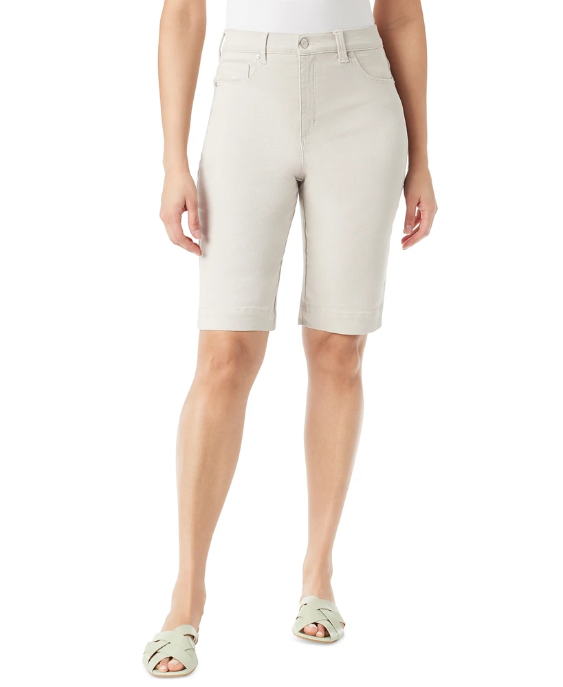 Gloria Vanderbilt Women's Amanda 11" Bermuda Denim Shorts