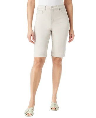 Gloria Vanderbilt Women's Amanda 11" Bermuda Denim Shorts