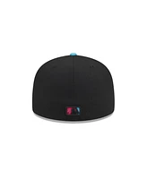 New Era Men's Black Miami Marlins 2025 City Connect 59FIFTY Hat