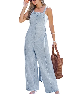Cupshe Women's Retro Denim Overalls