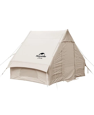 Naturehike Inflatable Tent, 4 Person Air Tent, 4 Season Inflatable Tents for Camping, Waterproof Windproof Inflatable House Tent for Adults, Easy Set