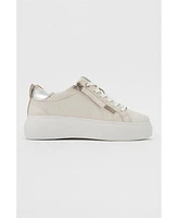 Allie Leather Zip Sneaker (Women)