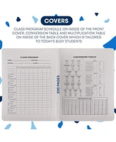 Enday Marble Composition Notebook Wide Ruled Black and White Composition Books 100 Sheets ( Pack