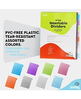 Binder Dividers with Tabs, Dividers for 3 Ring Binder Standard Index Folder Dividers