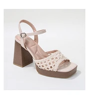 Hudson Woven Platform Sandal