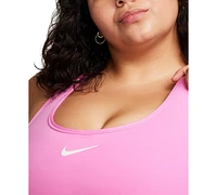 Nike Plus Size Active Medium-Support Padded Logo Sports Bra