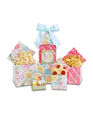 Alder Creek Gift Baskets Sweet Blooms 4 Box Gift Tower