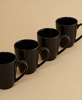 Euro Ceramica Euro Essential Mugs, Set of 4