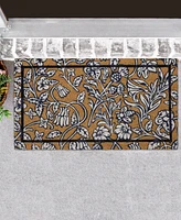 Laura Ashley Decorative Coir Doormat, 30" x 17.5"