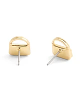 Coach Gold Signature Handbag Stud Earrings