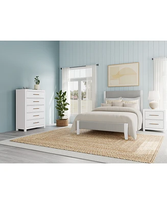 Catriona 3pc Bedroom Set (Full Upholstered Bed, Chest & 2-Drawer Nightstand), Created for Macy's