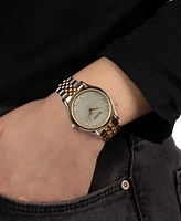 Balmain Women's Swiss Beleganza Diamond (1/20 ct. t.w.) Two-Tone Stainless Steel Bracelet Watch 32mm