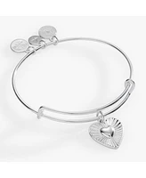 Heart Burst Bangle Bracelet