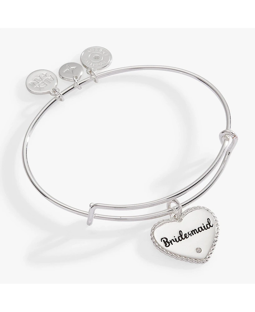 Bridesmaid Heart Bangle Bracelet
